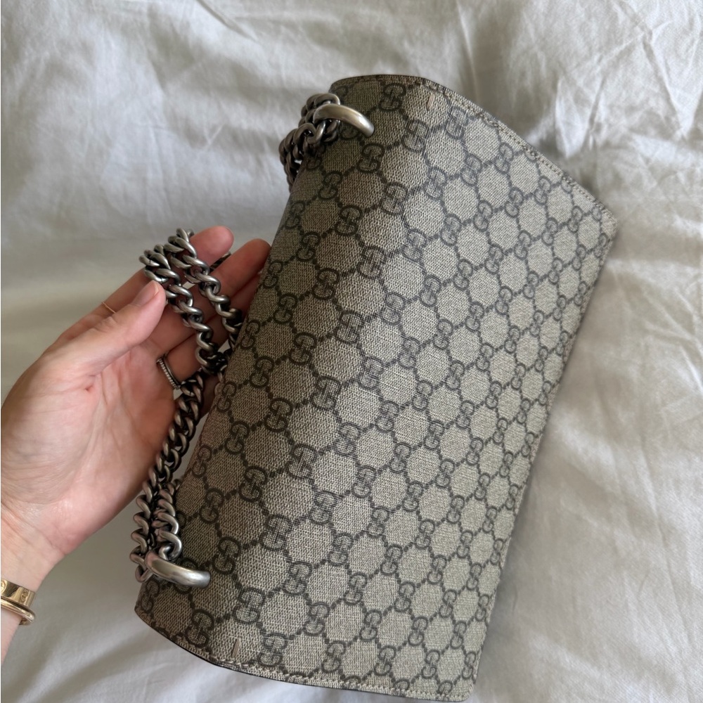 Gucci Beige and Black Shoulder Bag - Picture 2 of 5